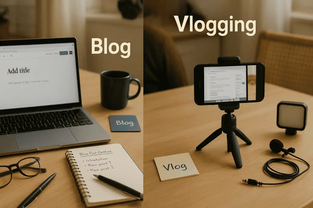 Blogging or Vlogging or both?