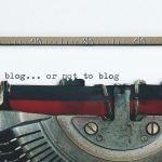Classic Typewriter To blog or not to blog.