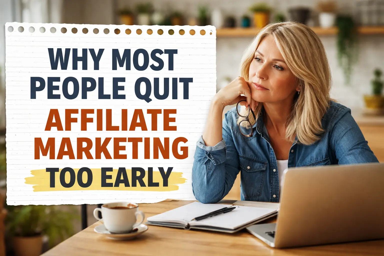 Why most pwople Quit affiliate marketing