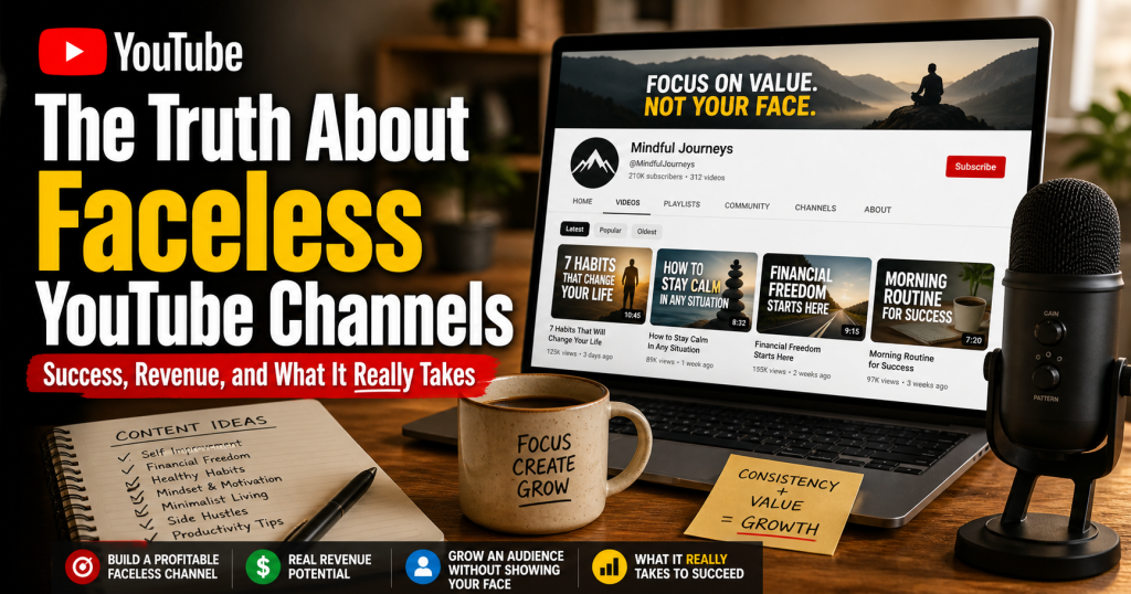 Faceless YouTube channel are legit